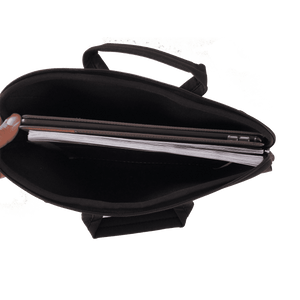 Music Bumblebees 14-inch Music Themed Laptop Bag Black and White