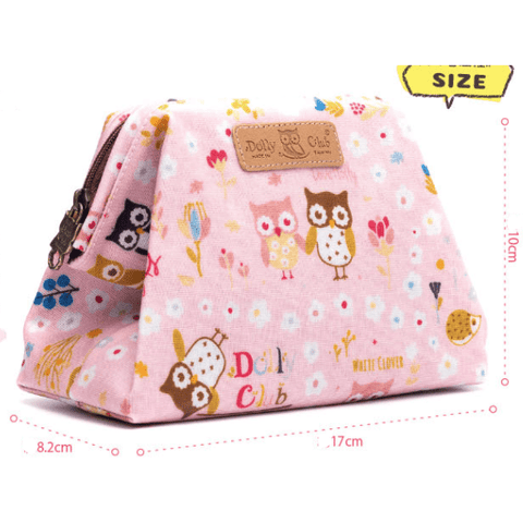 Music Bumblebees Music Bag Music Themed Water-resistant Portable Cosmetic Bag - Kittens & Keys Series