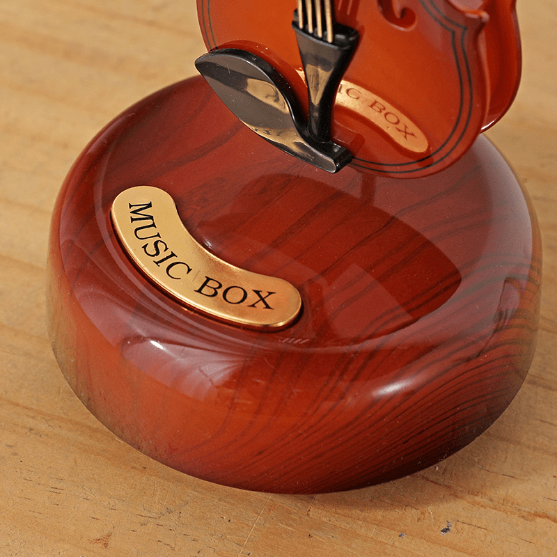 Taobao Music Boxes Violin Rotating Music Box