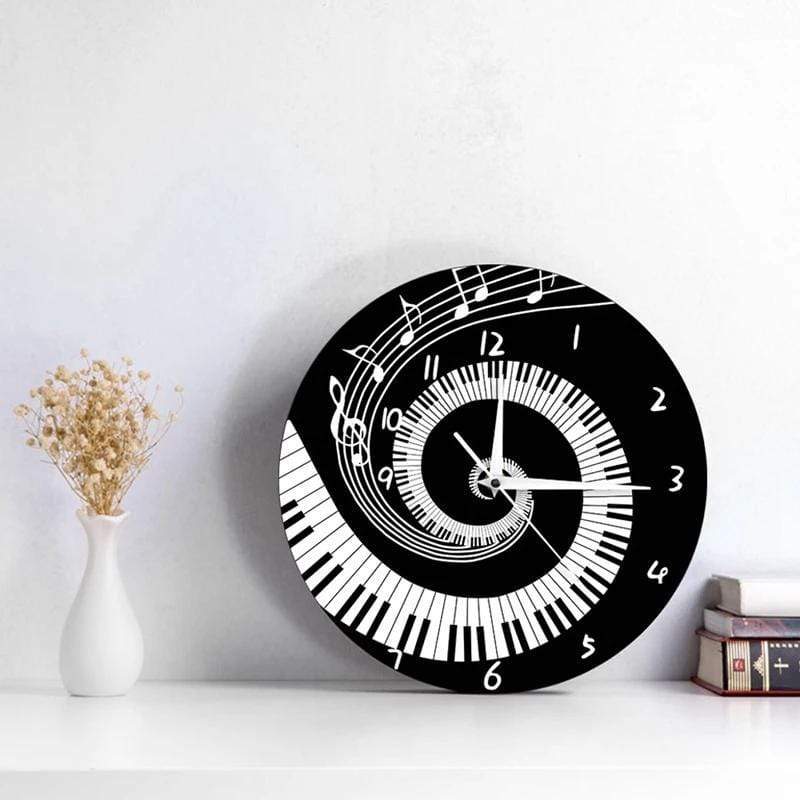 Music Bumblebees Music Clocks Music Piano Clock 30cm