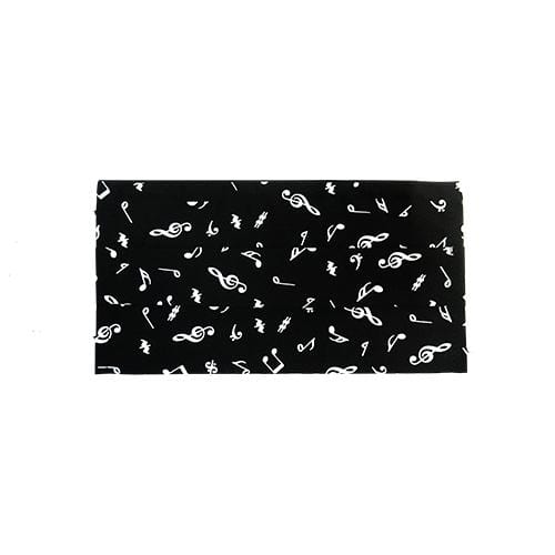 Music Bumblebees Music Fashion Music Themed Face Mask Cover - Black and White with Music Notes