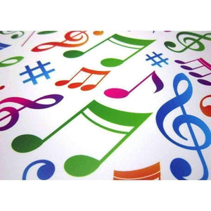 A4 Colour Music Notes Display Book Folder (40 pockets)