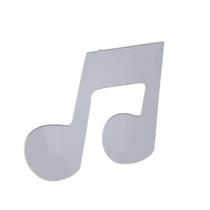 Music Notes Reflective Wall Art - Pack of 10