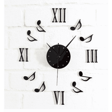vendor-unknown Music Gifts,For Teachers Music Themed Stick-on Wall Clock