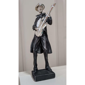 Stylish Electric Guitar Player Figurine
