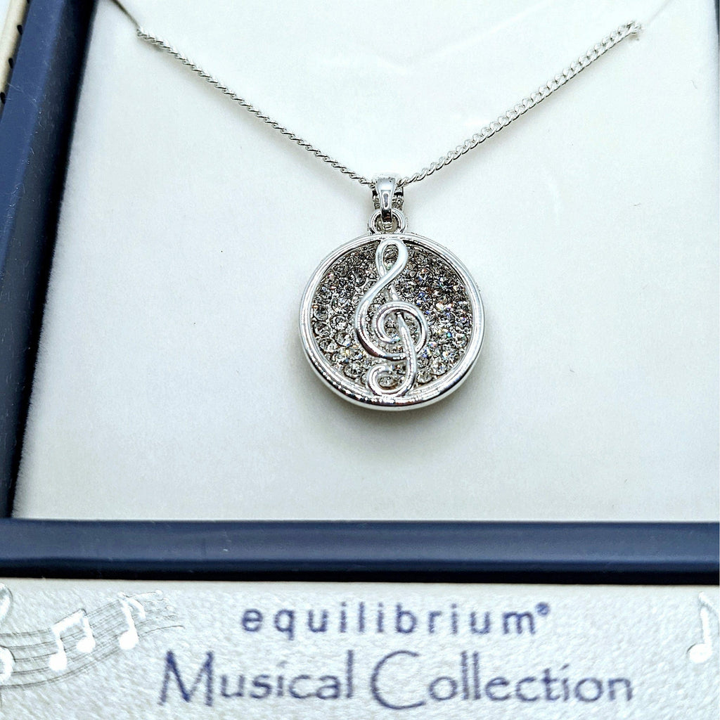 Music Bumblebees Music Jewellery Equilibrium Music Sparkle G Clef Necklace