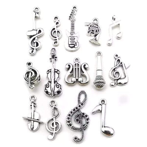 Music Bumblebees Music Jewellery Music Themed Pendant - Musical Notes, Guitar, Violin or France Horn
