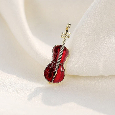 Image of Music Bumblebees Music Jewellery Violin Pin/Brooch