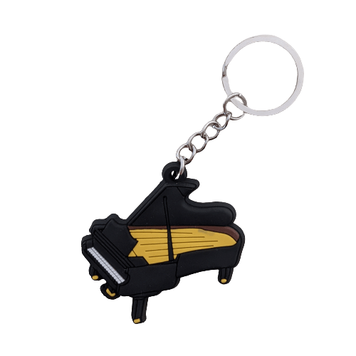 Music Bumblebees Music Keyrings Grand Piano Music Instrument Keyring - Assorted Instruments