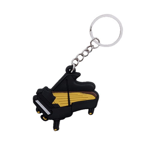 Image of Music Bumblebees Music Keyrings Grand Piano Music Instrument Keyring - Assorted Instruments