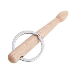 Wooden Drumstick Keyring