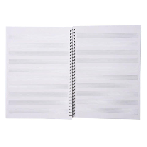 Image of Music Bumblebees Music Notebook Large 50-Sheet Music Themed Spiral Bound Notebook