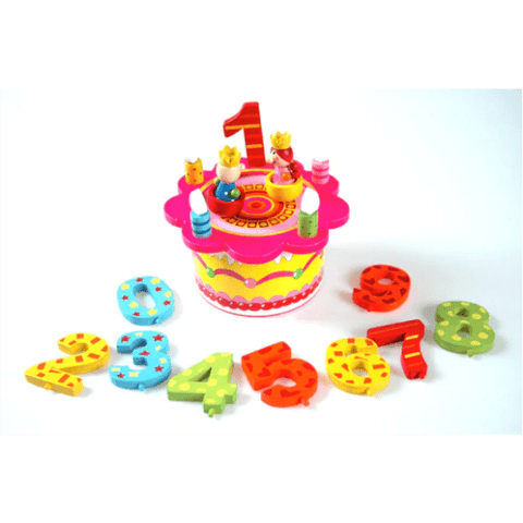 Image of Toyslink Music Party Needs Birthday Cake Music Box with Spinning Figurines