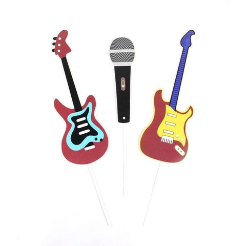 Image of Music Bumblebees Music Party Needs Music Themed Party Photo Booth Props - Rock n Roll