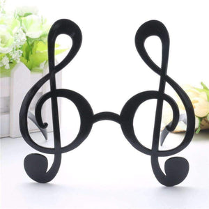Music Bumblebees Music Party Needs Musical Note Costume Party Glasses Black