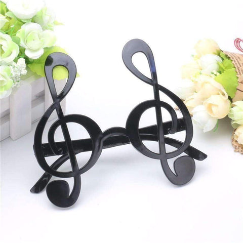 Image of Music Bumblebees Music Party Needs Musical Note Costume Party Glasses Black