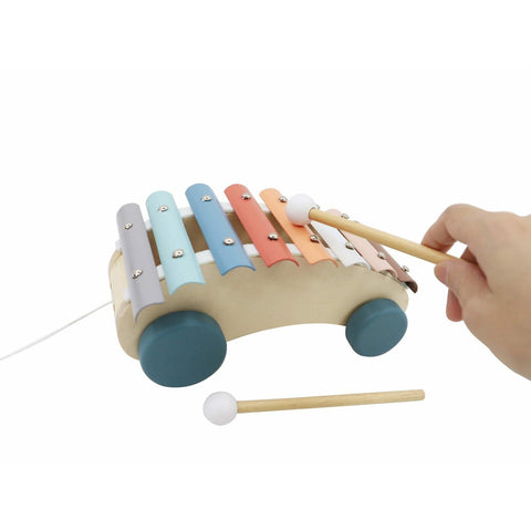 Image of Kaper Kidz Music Party Needs Pull Along Xylophone Car