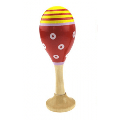 Image of Toyslink Music Party Needs Red Wooden Baby Maracas