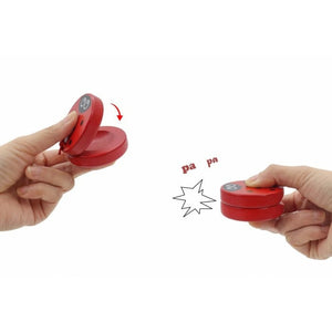 Round Wooden Animal Castanet