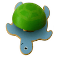 Image of Toyslink Music Party Needs Turtle Wooden Sea Animal Castanet
