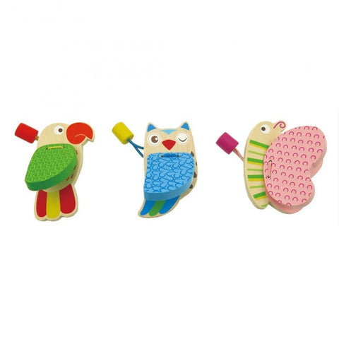 Image of Toyslink Music Party Needs Wooden Animal Castanet