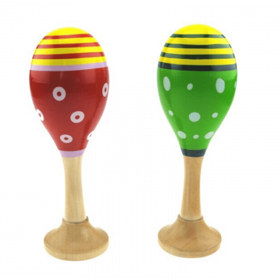 Toyslink Music Party Needs Wooden Baby Maracas