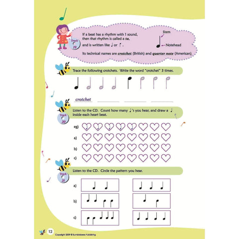 Music Bumblebees Music Publications,Featured Products,Products,Our Publications Music Bumblebees Aural & Theory Workbook A School Licence (Digital Download)
