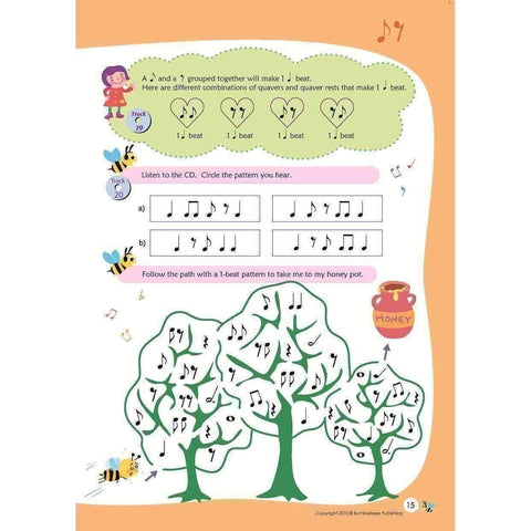 Image of vendor-unknown Music Publications,Featured Products,Products,Our Publications Music Bumblebees Aural & Theory Workbook C