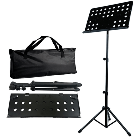 Image of Music Bumblebees Music Stand Foldable Music Stand - Heavy Duty with Carry Case