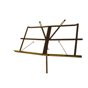 Foldable Music Stand - Medium Duty with Carry Case