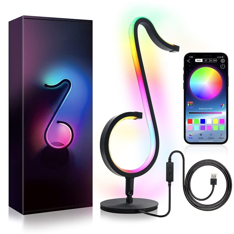 Music Bumblebees Music Stand Light Smart Musical Note Lamp with APP Control
