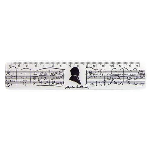 Music Bumblebees Music Stationery Beethoven 15cm Music Themed Ruler