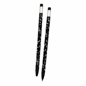 Black Music Notes Lead Pacer/Mechanical Pencil with Eraser Tip