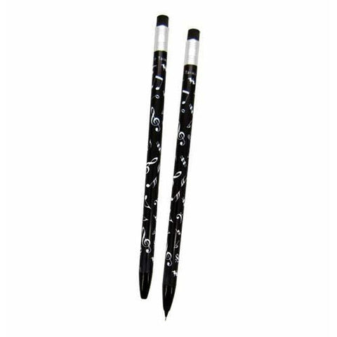 Image of Music Bumblebees Music Stationery Black Music Notes Lead Pacer/Mechanical Pencil with Eraser Tip