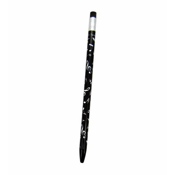 Music Bumblebees Music Stationery Black Music Notes Lead Pacer/Mechanical Pencil with Eraser Tip