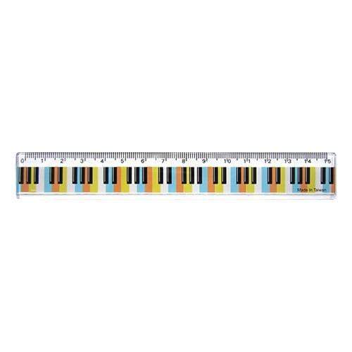 Music Bumblebees Music Stationery Colour Keyboard 15cm Music Themed Ruler