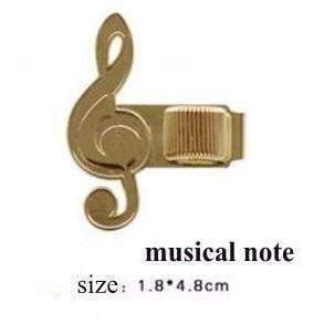 Image of Musiker Music Stationery G Clef Pen Holder and Bookmark - Music Gift