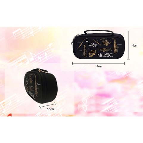 Image of Music Bumblebees Music Stationery I Love Music Musical Instruments Pencil Case