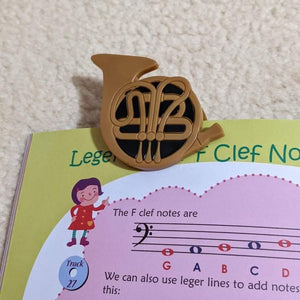 Large Musical Instrument Clip - Violin, Cello, Trump, Trumpet and French Horn.