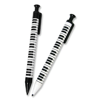 Music Bumblebees Music Stationery Lead Pacer/Mechanical Pencil with Keyboard Designs