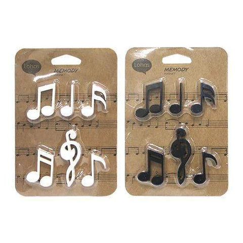 Image of Music Bumblebees Music Stationery Music Notes Fridge or Whiteboard Magnets (Set of 6)