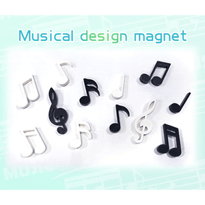 Music Notes Fridge or Whiteboard Magnets (Set of 6)