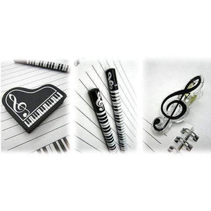 Music Themed Stationery Notebook Set - 5-Piece Set