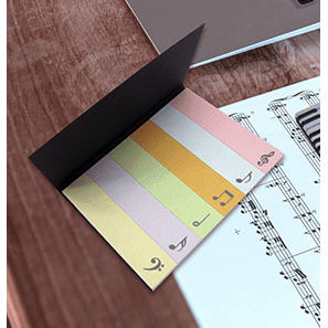 Music Post-it Pad (30 Sheets) - Music Notes