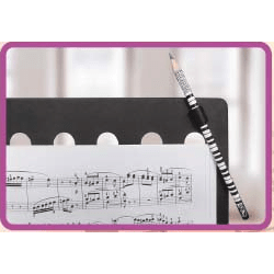 Music Bumblebees Music Stationery Set Magnetic Holder Music Themed Stationery Pack (Set of 4)