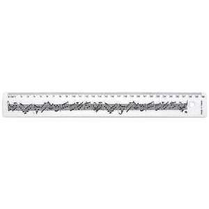 30cm Ruler (non-slip) - Music Scores