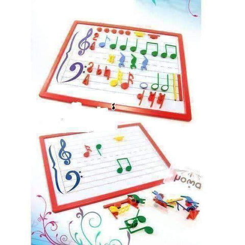 Image of Music Bumblebees Music Teaching Board Magnetic Music Teaching White Board with Magnetic Music Symbols