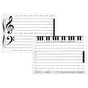 Magnetic and Erasable Music Teaching Whiteboard - Double Sided