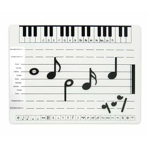 Music Bumblebees Music Themed Teaching Sheet Magnetic and Erasable Music Teaching Whiteboard - Double Sided