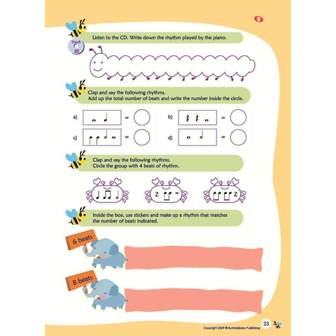 Image of Music Bumblebees Music Workbooks Music Bumblebees Aural & Theory Workbook A